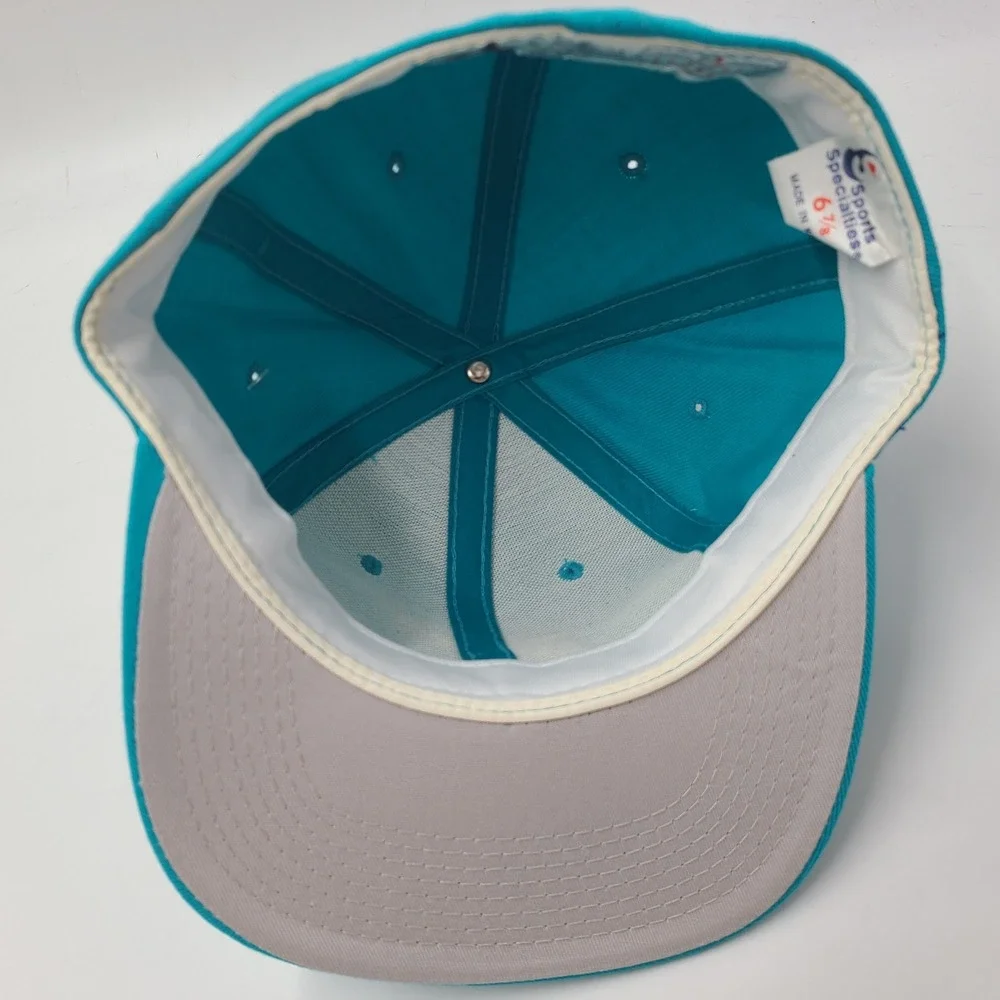 Vintage Florida Marlins Hat Fitted 6 7/8 Sports Specialties Blue MLB Wool Men